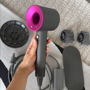 Dyson Supersonic Hair Dryer - Iron/Fuchsia